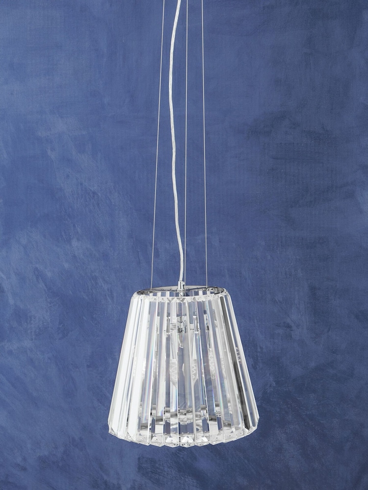 Interiors by Premier Silver Kensington Townhouse 3 Bulb Pendant Light - Image 1 of 4 Interiors by Premier Silver Kensington Townhouse 3 Bulb Pendant Light - Image 1 of 4