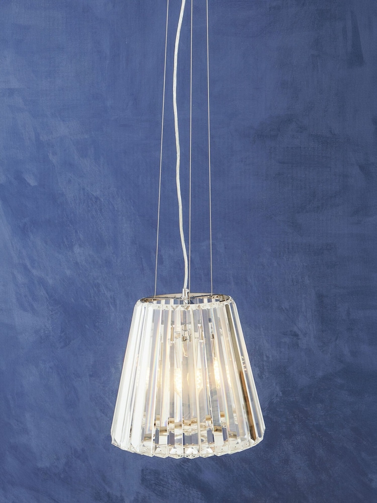 Interiors by Premier Silver Kensington Townhouse 3 Bulb Pendant Light - Image 2 of 4 Interiors by Premier Silver Kensington Townhouse 3 Bulb Pendant Light - Image 2 of 4