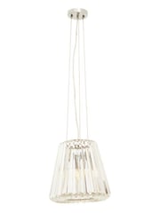 Interiors by Premier Silver Kensington Townhouse 3 Bulb Pendant Light - Image 3 of 4