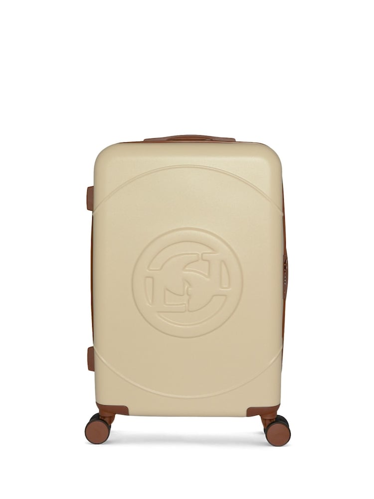 Dune London Cream Onella Medium 68cm Suitcase - Image 1 of 4
