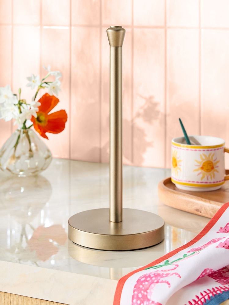 Antique Gold Kitchen Roll Holder - Image 2 of 4