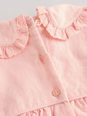 Pink Baby Embroidered Dress (0mths-2yrs) - Image 9 of 9