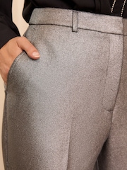 Love & Roses Silver Tailored Metallic Trousers - Image 4 of 4