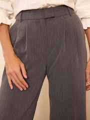 Love & Roses Grey Premium Ultra Wide Leg Trousers - Image 2 of 4