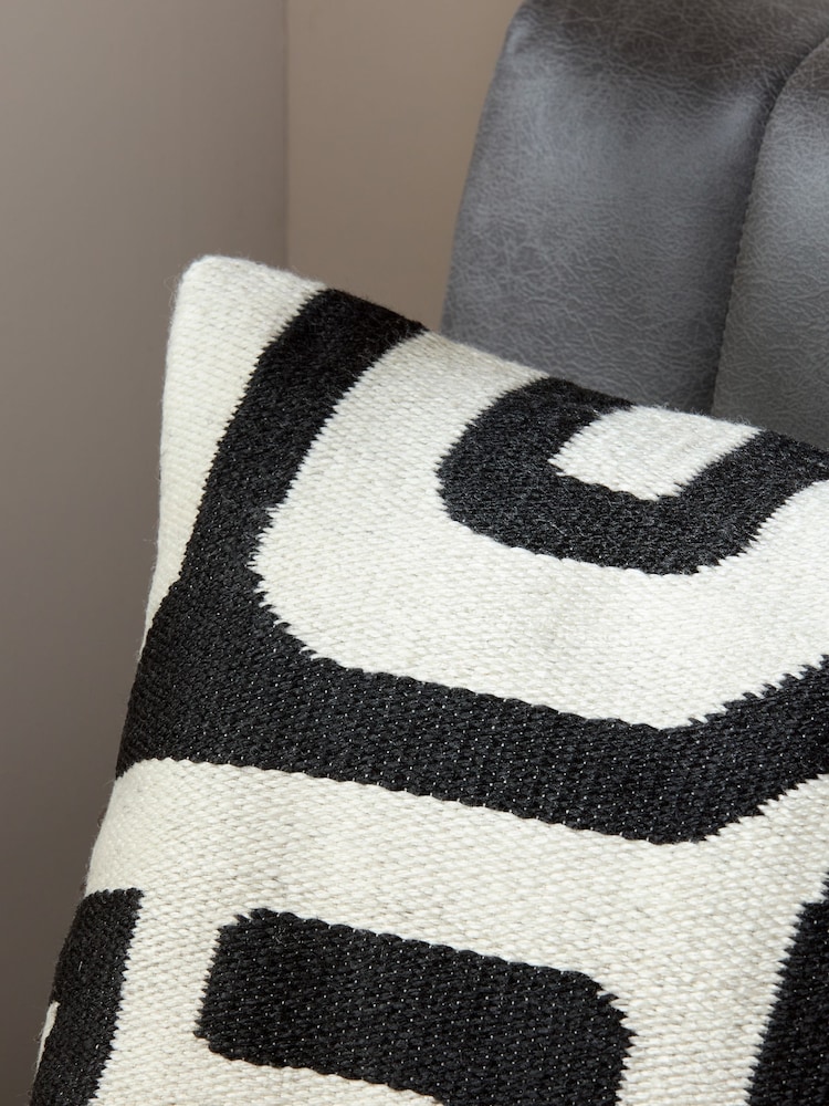 Indoor Outdoor Abstract Wiggle Cushion - Image 2 of 5 Indoor Outdoor Abstract Wiggle Cushion - Image 2 of 5