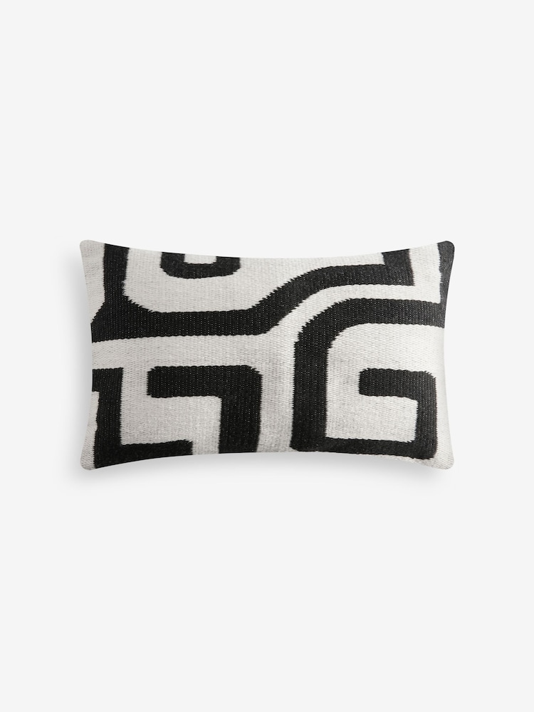 Indoor Outdoor Abstract Wiggle Cushion - Image 3 of 5