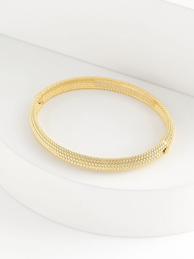 Ted Baker Gold Tone DOTETT: Dotty Bangle Bracelet - Image 2 of 4