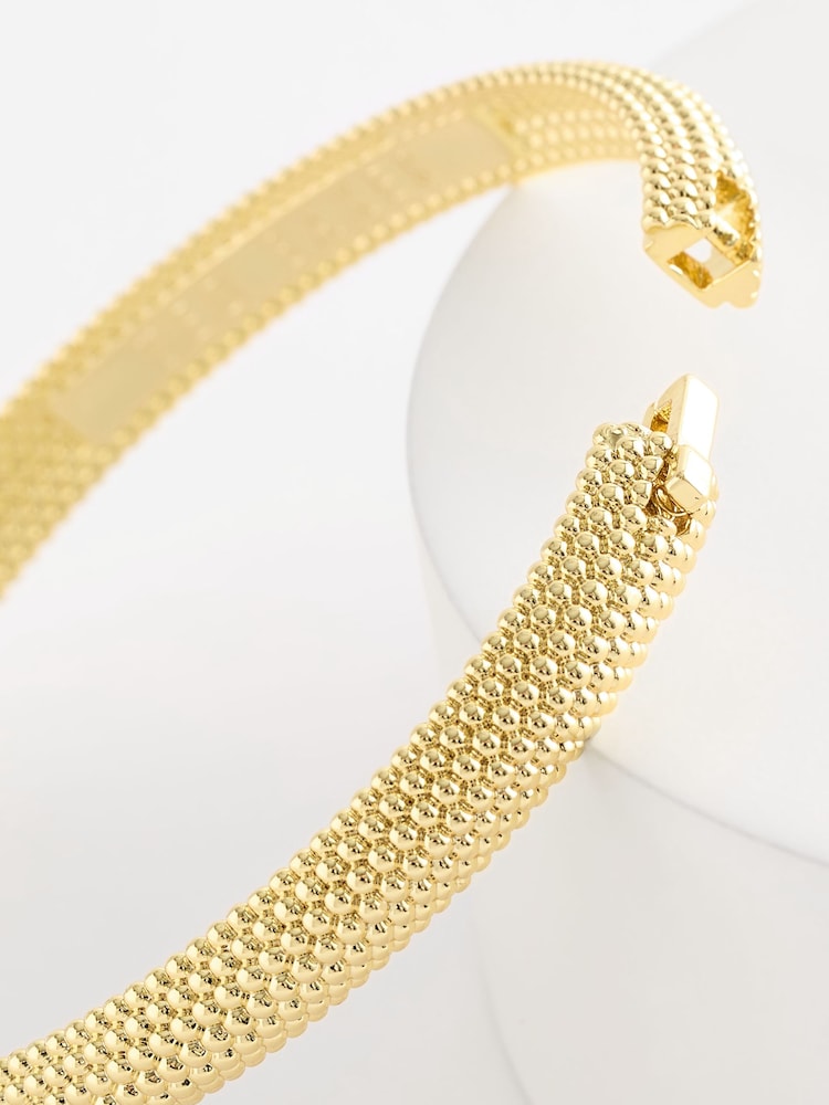 Ted Baker Gold Tone DOTETT: Dotty Bangle Bracelet - Image 3 of 4