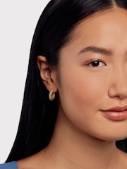 Ted Baker Gold Tone DOTETTA: Dotty Hoop Earrings - Image 1 of 5