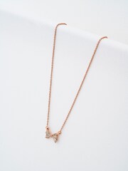 Pink - Ted Baker BARSIE Crystal Bow Pendant Necklace - Bild 4 von 7