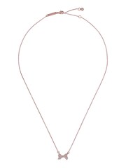 Pink - Ted Baker BARSIE Crystal Bow Pendant Necklace - Bild 7 von 7