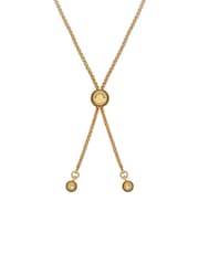 Ted Baker Gold Tone PETIAL: Painted Flower Adjustable Bracelet - Image 2 of 4