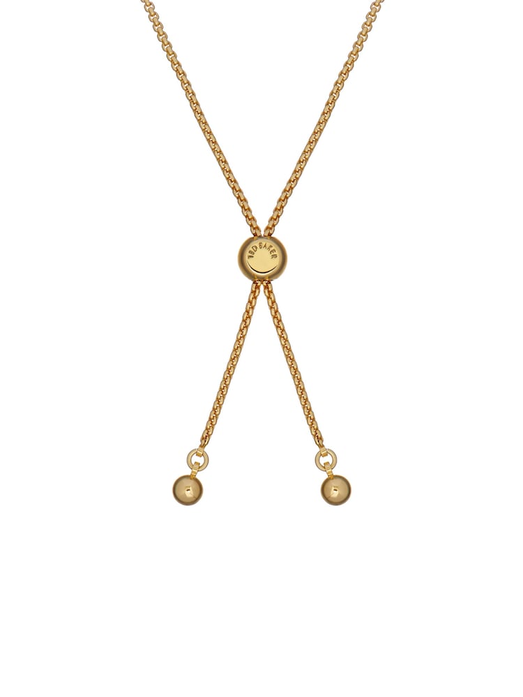 Ted Baker Gold Tone PETIAL: Painted Flower Adjustable Bracelet - Image 2 of 4