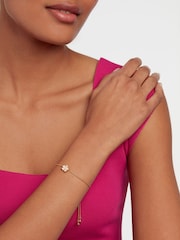 Ted Baker Gold Tone PETIAL: Painted Flower Adjustable Bracelet - Image 4 of 4