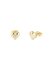 Ted Baker Gold Tone SERSY: Crystal Sparkle Heart Stud Earrings - Image 2 of 5