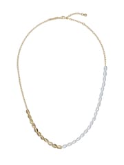 Ted Baker Gold Tone ILENIE: Island Pearl Bead Necklace - Image 1 of 4