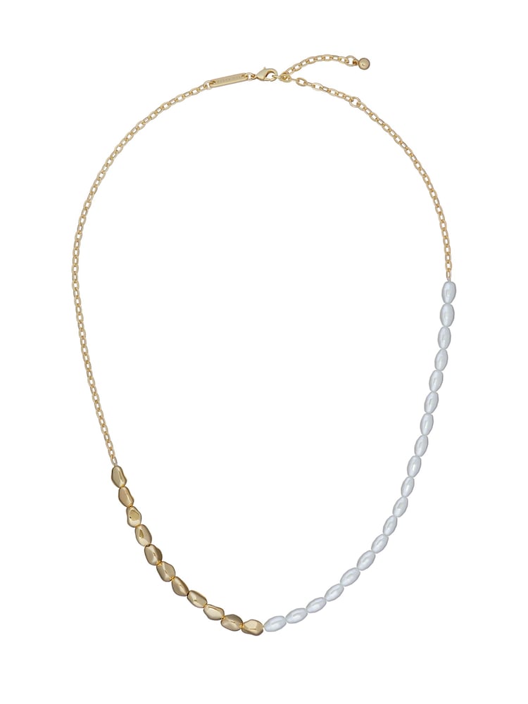 Ted Baker Gold Tone ILENIE: Island Pearl Bead Necklace - Image 1 of 4
