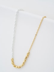Ted Baker Gold Tone ILENIE: Island Pearl Bead Necklace - Image 2 of 4