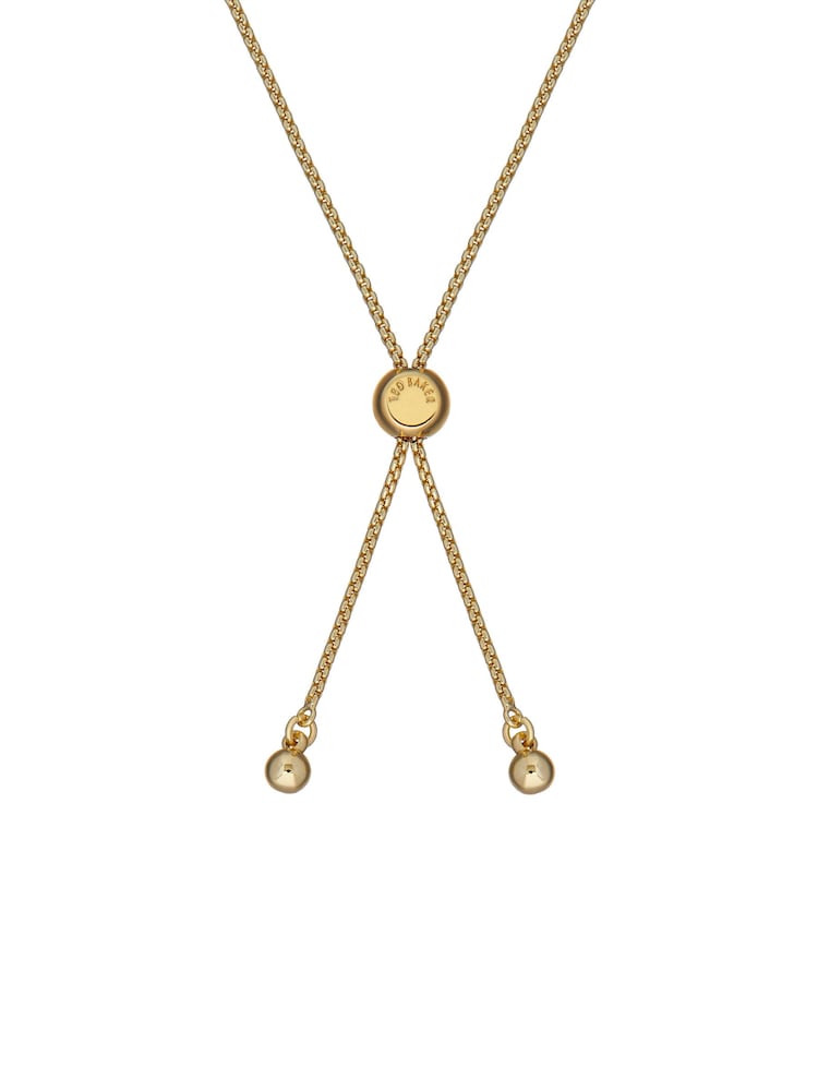 Ted Baker Gold Tone INELA: Island Pearl Bead Adjustable Bracelet - Image 2 of 4