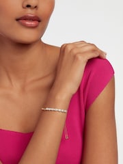 Ted Baker Gold Tone INELA: Island Pearl Bead Adjustable Bracelet - Image 3 of 4