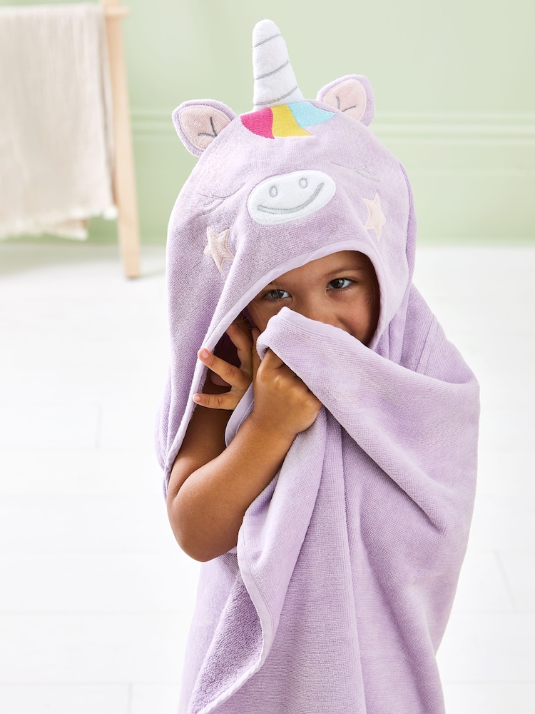JoJo Maman Bébé Large Hooded Towel - Image 4 of 7