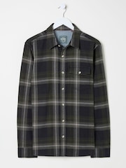 FatFace Dark Green Long Sleeve Selford Check Shirt - Image 6 of 6