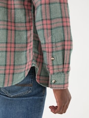 FatFace Pink Long Sleeve Tring Check Shirt - Image 4 of 5