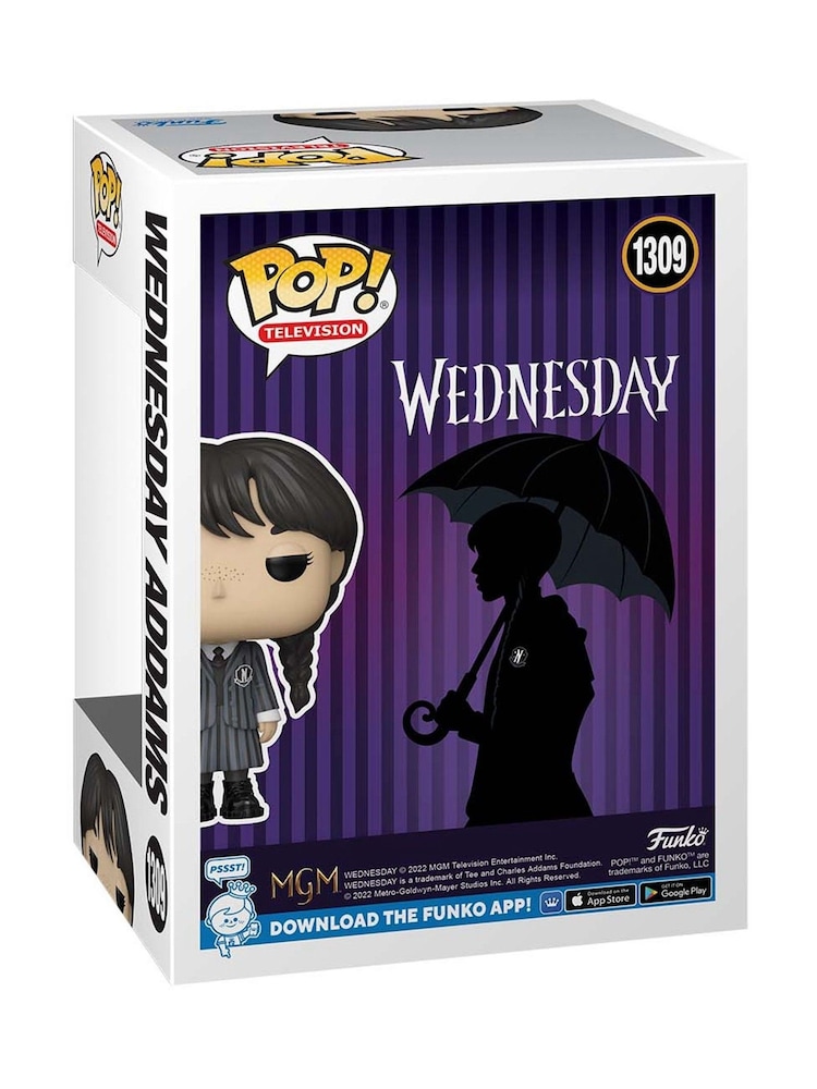 Funko Pop! Wednesday Addams Vinyl Figure - Image 2 of 3