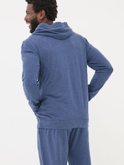 FatFace Blue Lounge Hoodie - Image 2 of 5