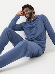FatFace Blue Lounge Hoodie - Image 3 of 5