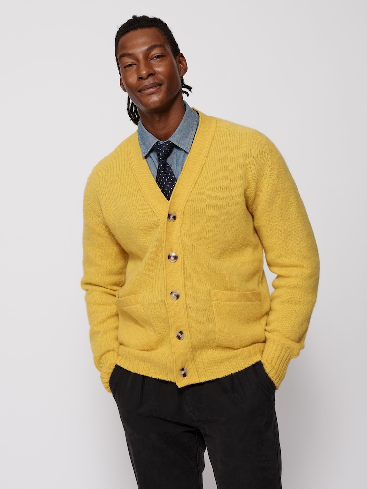 Aubin Yellow Pettigrew Cardigan - Image 2 of 4