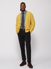 Aubin Yellow Pettigrew Cardigan - Image 4 of 4