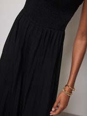 Mint Velvet Black Jersey Bandeau Jumpsuit - Image 5 of 8