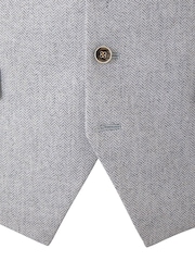 Светло-серый - Skopes Костюм из твида Jude Tweed Tailored Fit Suit жилет - Image 4 of 4