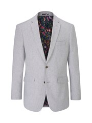 Skopes Grey Jude Tailored Fit Suit Jac:ket - Image 20 of 20