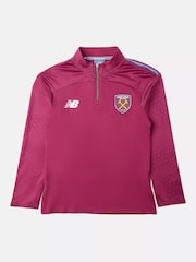 New Balance Burgundy Red West Ham United 26/27 Youth Midlayer Youth Top - Image 1 of 6