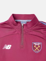 New Balance Burgundy Red West Ham United 26/27 Youth Midlayer Youth Top - Image 3 of 6