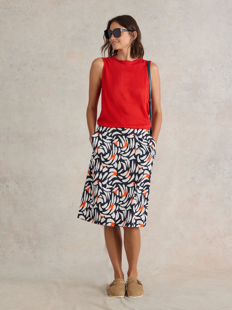 White Stuff Black Nell Reversible Skirt - Image 1 of 6