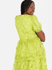 Lovedrobe Tiered Lace Midi Dress - Image 5 of 5