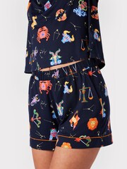 Chelsea Peers Blue Star Sign Print Short Pyjama Set - Image 5 of 5