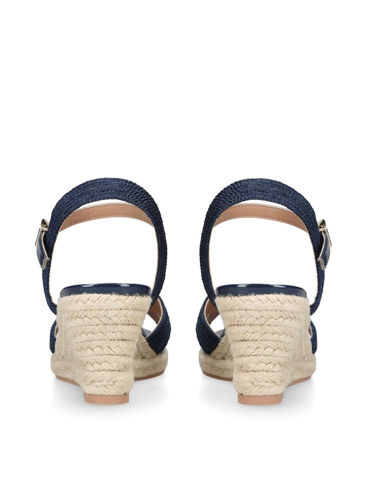 Carvela Navy Sandals - Image 4 of 5