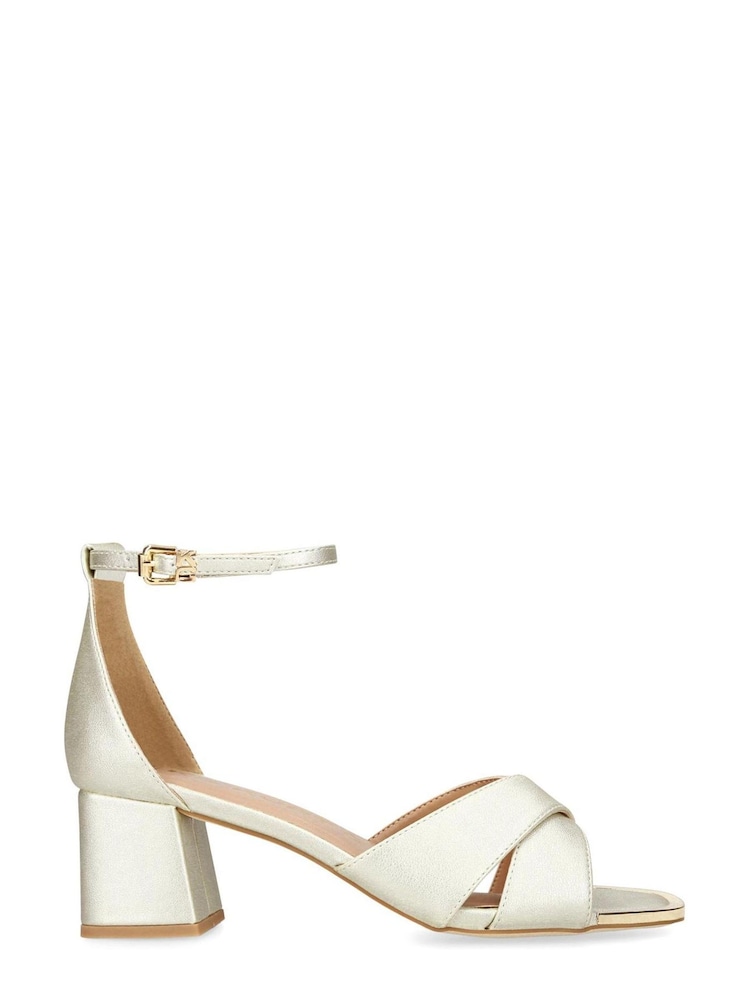 Золотой - Kurt Geiger London Freya сандалии - Image 1 of 4