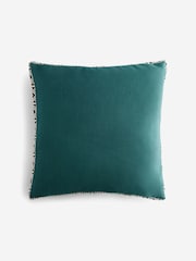 Teal Blue 50 x 50cm Boxy Edge Cushion - Image 4 of 5
