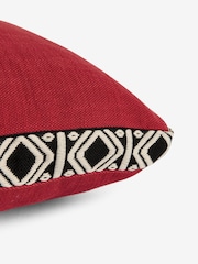 Red 50 x 50cm Boxy Edge Cushion - Image 5 of 5