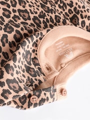 Hellbraun Leopard-Print - Baby Top and Wide Leg Trousers 2 Piece Set (0mths-2yrs) - Bild 12 von 14