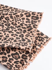 Hellbraun Leopard-Print - Baby Top and Wide Leg Trousers 2 Piece Set (0mths-2yrs) - Bild 13 von 14