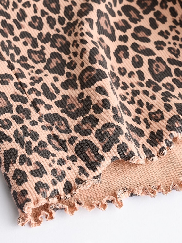 Hellbraun Leopard-Print - Baby Top and Wide Leg Trousers 2 Piece Set (0mths-2yrs) - Bild 14 von 14
