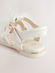 Цвета слоновой кости - Baker by Ted Baker Girls Occasion Bow Sandals - Image 5 of 6