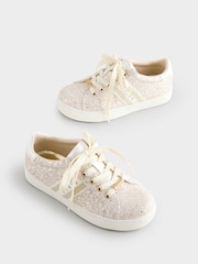 ivoire - Baskets basses Baker by Ted Baker fille avec semelle en gomme - Image 1 of 1