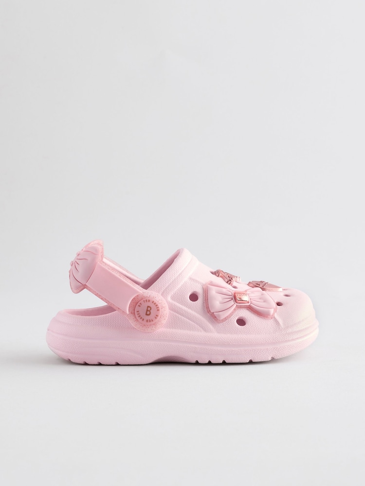 Baker by Ted Baker Girls Clogs with Ankle Strap and Bow - Image 2 of 6